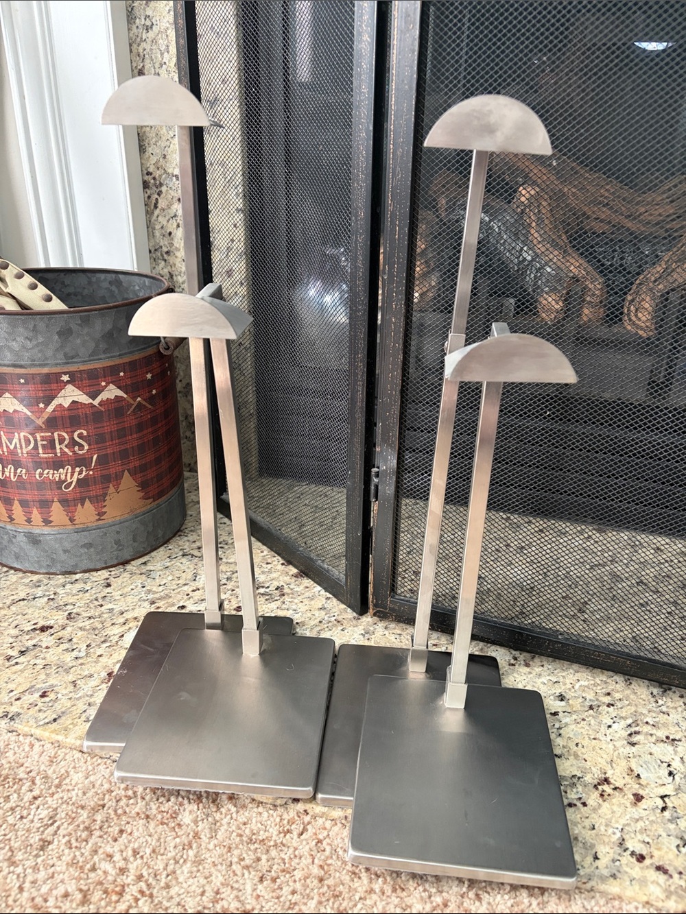 Stainless Steel Modern Bag Display Holders